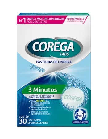 COREGA TABS 3 MINUTOS 30CP (12)