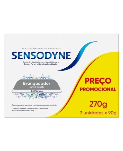 SENSODYNE KIT L3P2 BRANQ 90G (12)