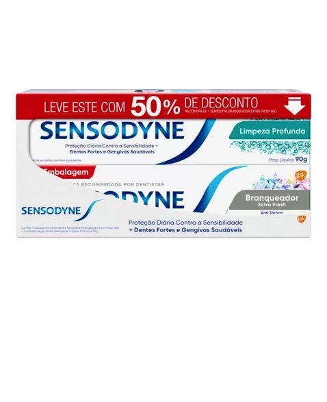 SENSODYNE KIT L PROF 90G +E FRE 90G (12)