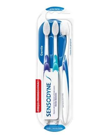 SENSODYNE KIT ED TRIPLO GENTLE 3UN (12)