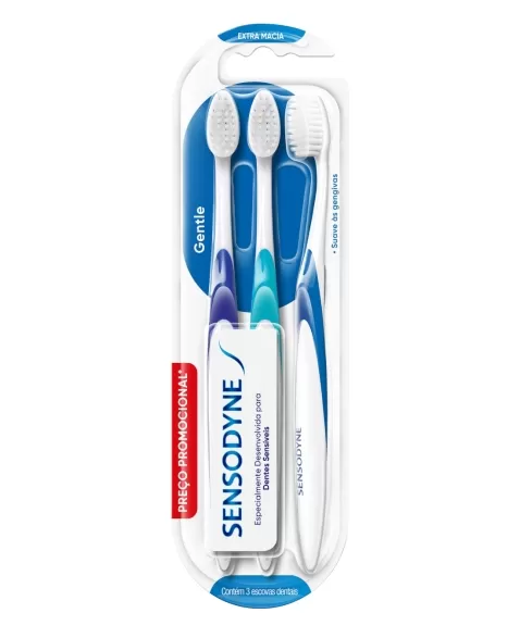 SENSODYNE KIT ED TRIPLO GENTLE 3UN (12)