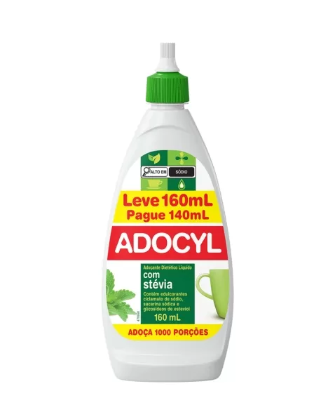 ADOCYL ADOC LIQ STEVIA FR 160ML (12)