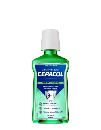 CEPACOL MENTA INTENSE 250ML C/ALCOOL 250ML (24)