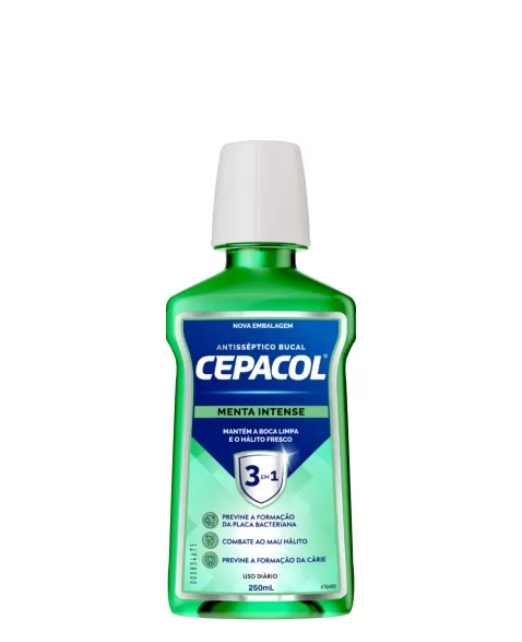 CEPACOL MENTA INTENSE 250ML C/ALCOOL 250ML (24)