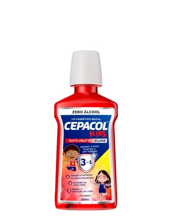 CEPACOL KIDS TUTTI-FRUTTI S/ALCOOL 250ML (24)