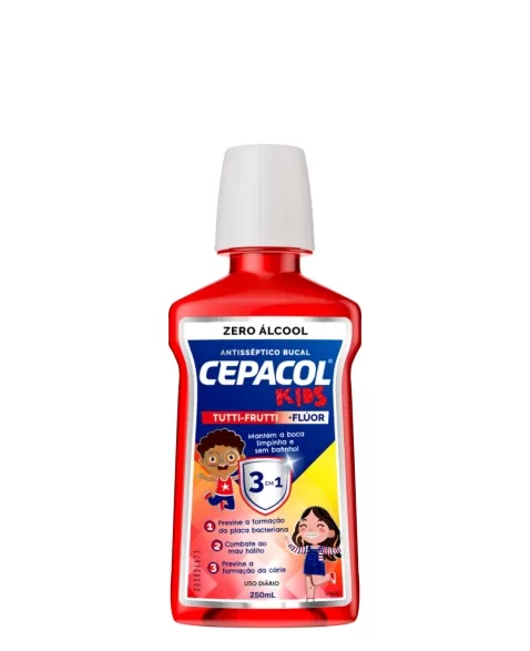 CEPACOL KIDS TUTTI-FRUTTI S/ALCOOL 250ML (24)