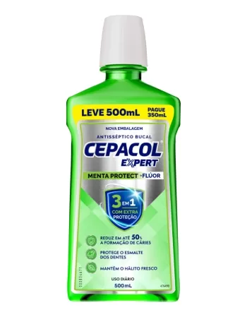 CEPACOL EXPERT MENTA PROTECT L500P350ML (12)