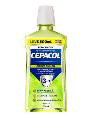 CEPACOL CITRUS FUSION S/ALCOOL L500P350ML (12)