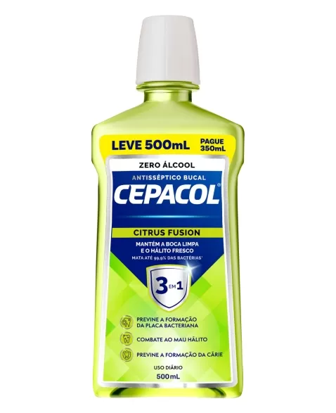 CEPACOL CITRUS FUSION S/ALCOOL L500P350ML (12)