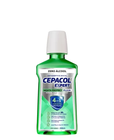 CEPACOL EXPERT MENTA PROT S/ALCOOL 250ML (24)