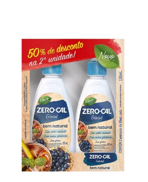 ZERO CAL KIT ERITRITOL LIQ L2 2X65ML (6)