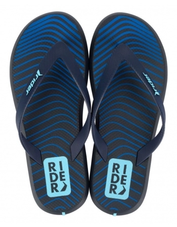 RIDER R1 STYLE DEDO AD PRETO/AZUL 02132