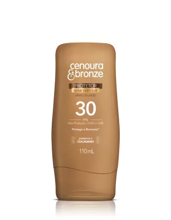 CENOURA & BRONZE PROT SOLAR COR FPS30 NVE 110ML (12)