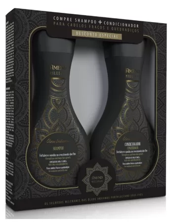 MILLENAR KIT ÓLEOS INDIANOS SH+COND 300ML (8)