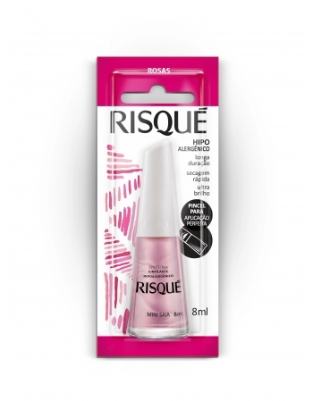 RISQUE ESMALTE CINTILANTE MINI SAIA 8ml - BLISTER