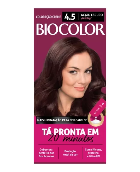 BIOCOLOR 4.5 ACAJU ESCURO PODER MINI (12)