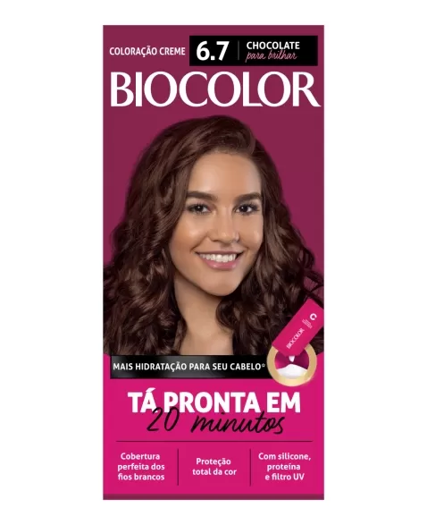 BIOCOLOR 6.7 MARROM NATURAL IRRE MINI (12)