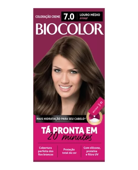 BIOCOLOR 7.0 LOURO MÉDIO ARRASO MINI (12)