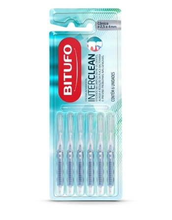 BITUFO ESC DENT INTERDENTAL CÔNICA 6UN (12)