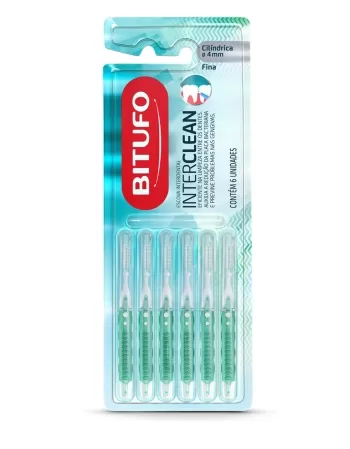 BITUFO ESC DENT INTERDENTAL FINA 4mm 6UN (12)