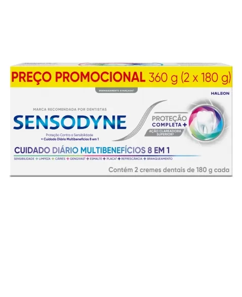 SENSODYNE PROTEÇÃO COMPLETA+ 2X180G (20)