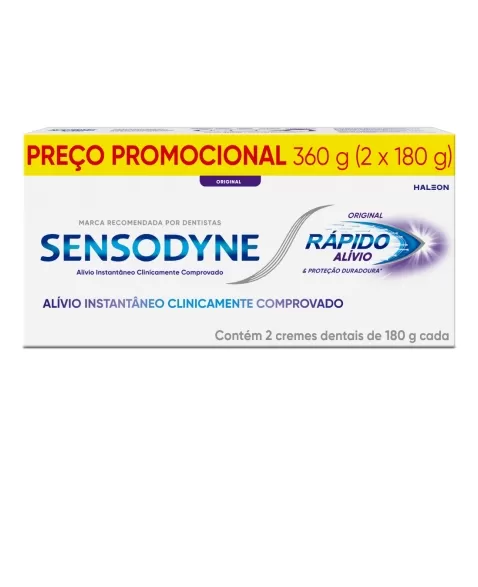 SENSODYNE RÁPIDO ALÍVIO 2X180G (20)