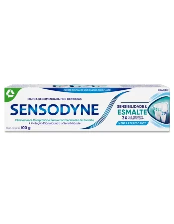 SENSODYNE SENSIBILIDADE & ESMALTE MENTA 100G (12)