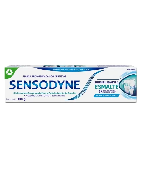 SENSODYNE SENSIBILIDADE & ESMALTE MENTA 100G (12)