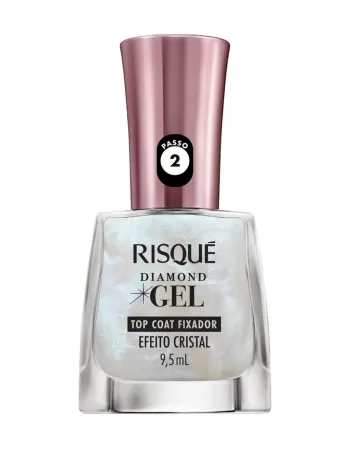 RISQUE CL DGEL TOP COAT EFEITO CRISTAL 9,5ML (144)