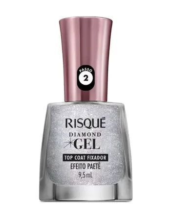 RISQUE CL DGEL TOP COAT EFEITO PAETE 9,5ML (144)