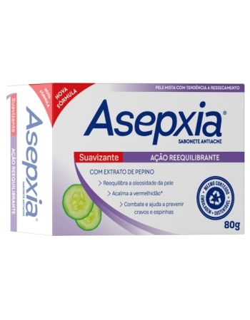ASEPXIA SABONETE SUAVIZANTE/CREMOSO 80G (20)