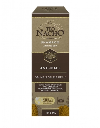 TIO NACHO SHAMPOO ANTIQUEDA E ANTI-IDADE 415ML (12)