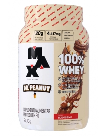 MAX T. 100% WHEY DR. PEANUT BUENÍSSIMO 900G (4)