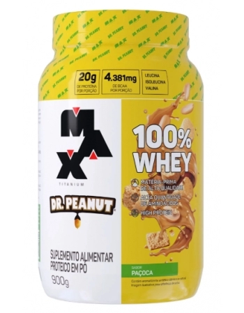 MAX T. 100% WHEY DR. PEANUT PAÇOCA 900G (4)