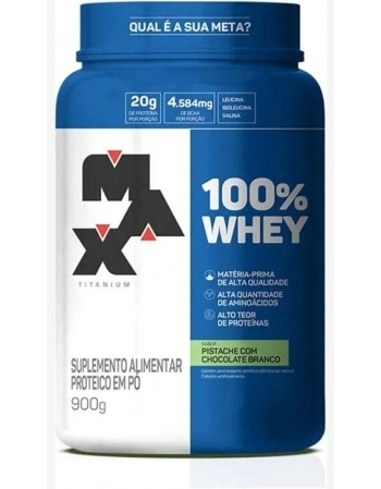 MAX T. 100% WHEY PISTACHE C/CHOCO BRANCO 900G (4)