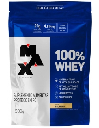 MAX T. 100% WHEY REFIL BAUNILHA VF V01 900G (5)