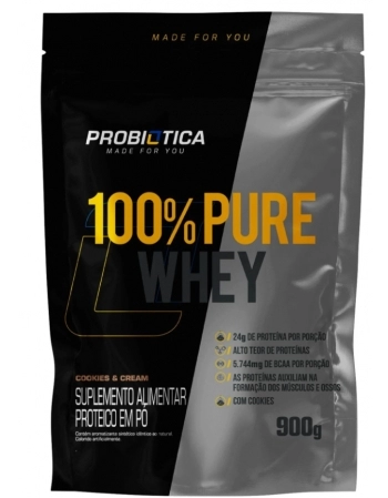 PROBI 100% PURE WHEY REFIL COOKIES & CREAM 900G (5)