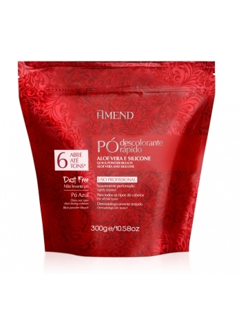 PO DESCOLORANTE EXTRATO ALOE VERA/SILICONE 600G (6)