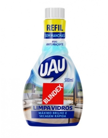 UAU LIMP VIDROS REF 500ML (24)