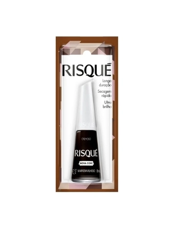RISQUE BL ESM CREM MARROMVILHOSO 8ML (144)