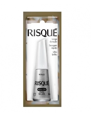 RISQUE BL ESM MET PRATA NA LATA 8ML (144)