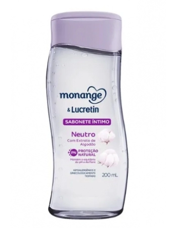MONANGE SABONETE INTIMO NEUTRO 200ML (24)
