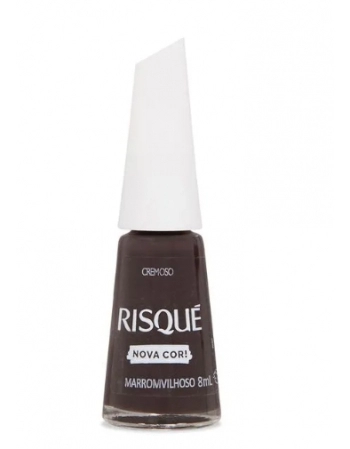 RISQUE CL ESM CREM MARROMVILHOSO 8ML (144)