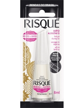 RISQUE BL ESM BR RENDA RENDINHA 6X8ML (144)