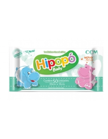 HIPOPO TOALHA UMED HB C/50 UNID (24)