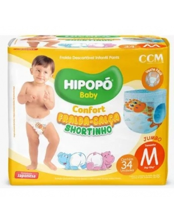 FRALDA CALCA HIPOPO CONFORT JUMBO M 34UN (6)