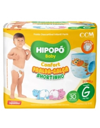 FRALDA CALCA HIPOPO CONFORT JUMBO G 30UN (6)