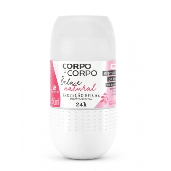 DESODORANTE ANTIPERSPIRANTE ROLL ON CORPO A CORPO NATURAL 50ML