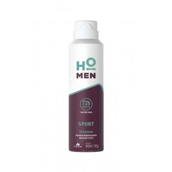 DESODORANTE ANTIPERSPIRANTE HO MEN AEROSSOL SPORT 150ML (6)