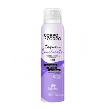 DESODORANTE ANTIPERSPIRANTE AEROSSOL CORPO A CORPO ENVOLVENTE 150ML (6)